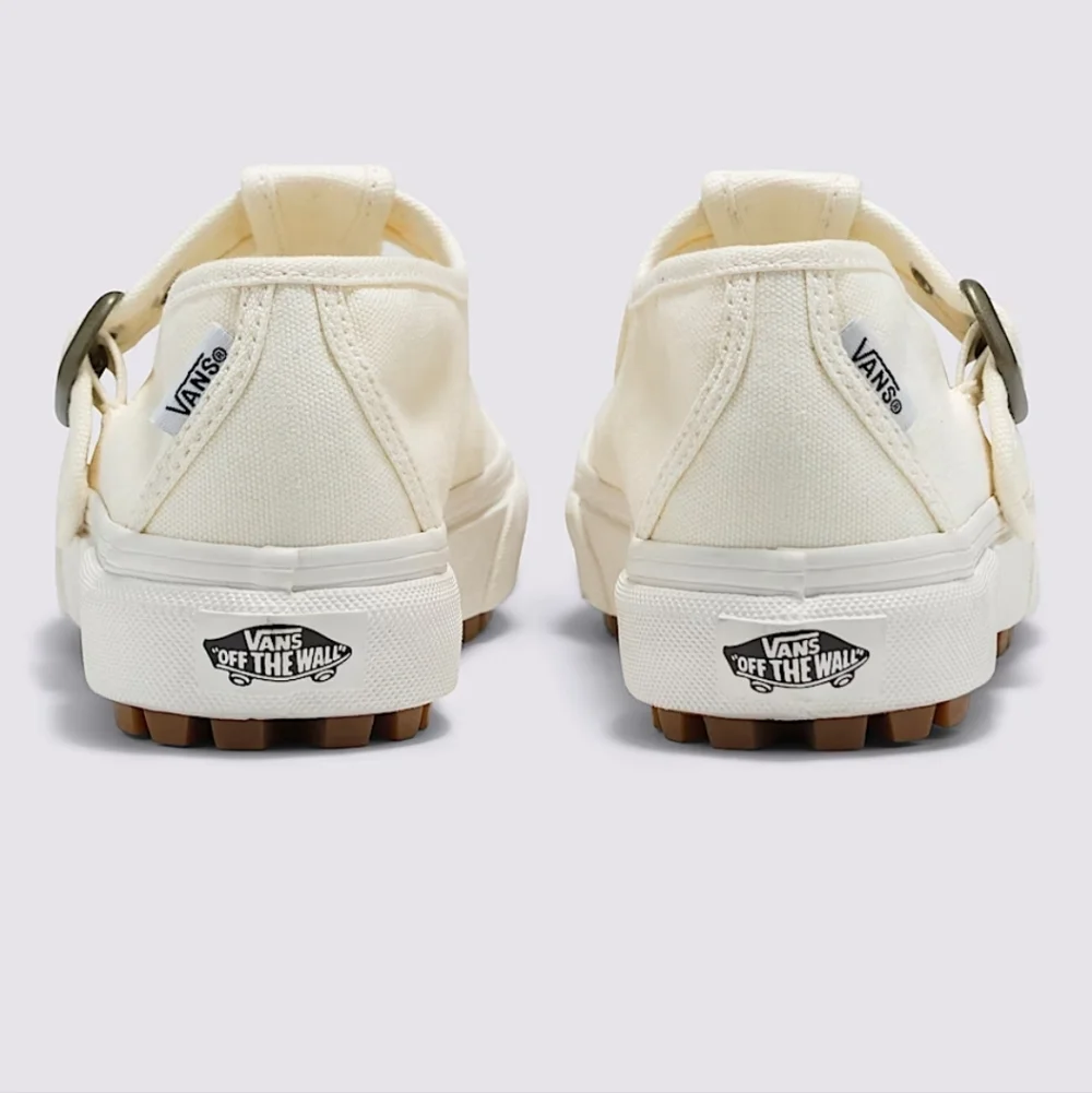 Vans Cream Canvas Slip-On Mary Jane Style 93 Shoe Sneaker 8.5 - Picture 5 of 13
